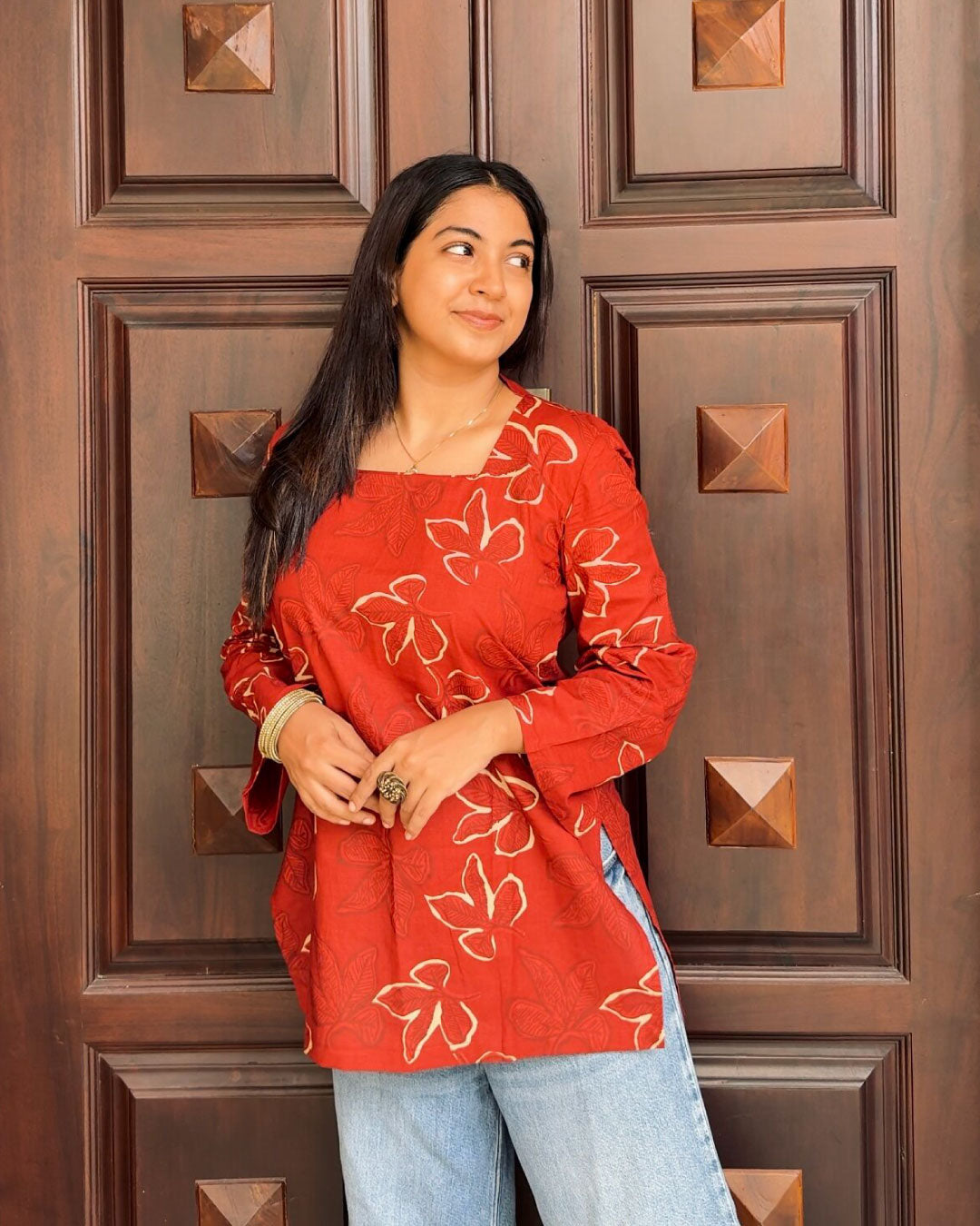Rang Meher Bloom 30 inches Short Kurti
