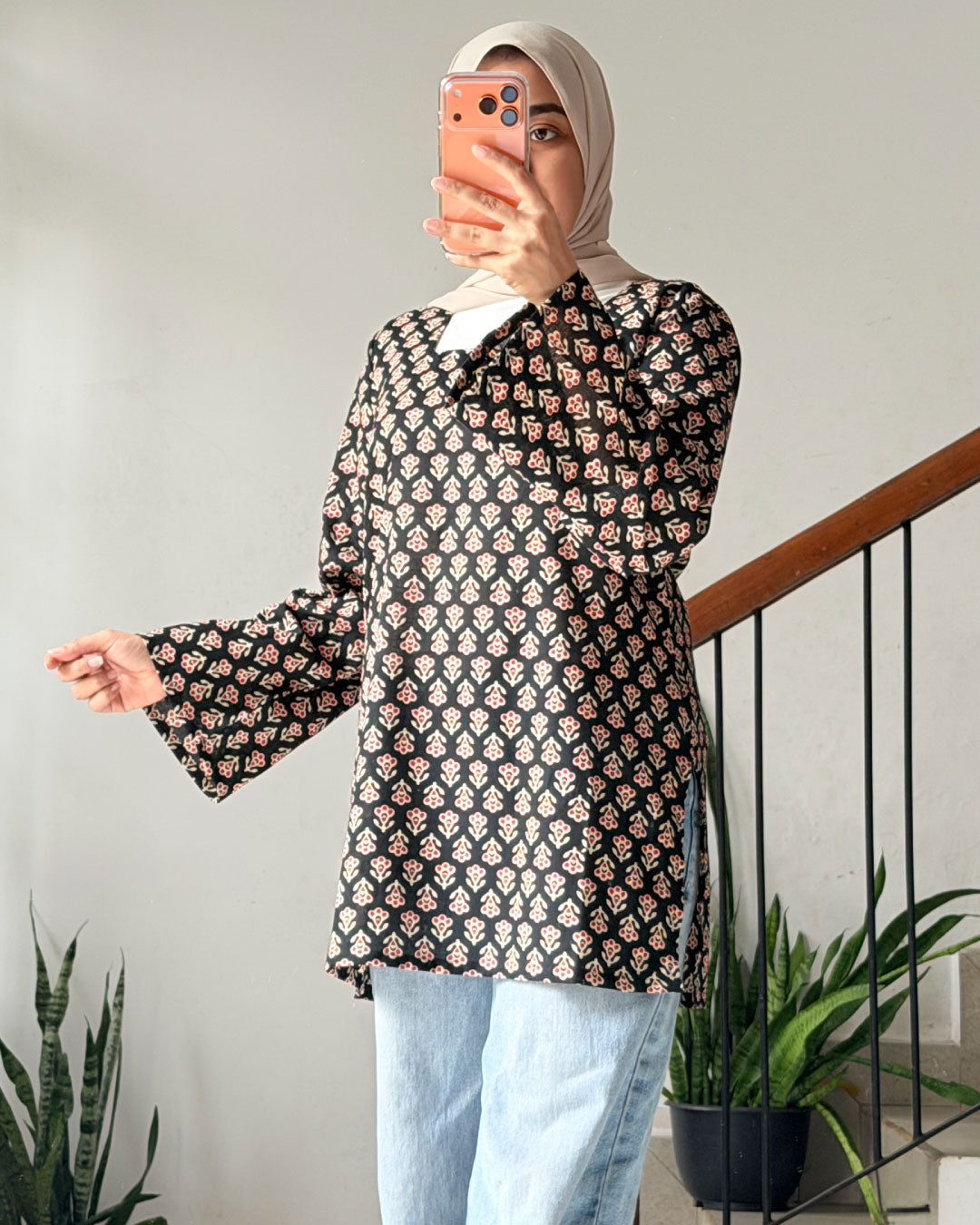 RangBaag Midnight Black 30 inches Kurti