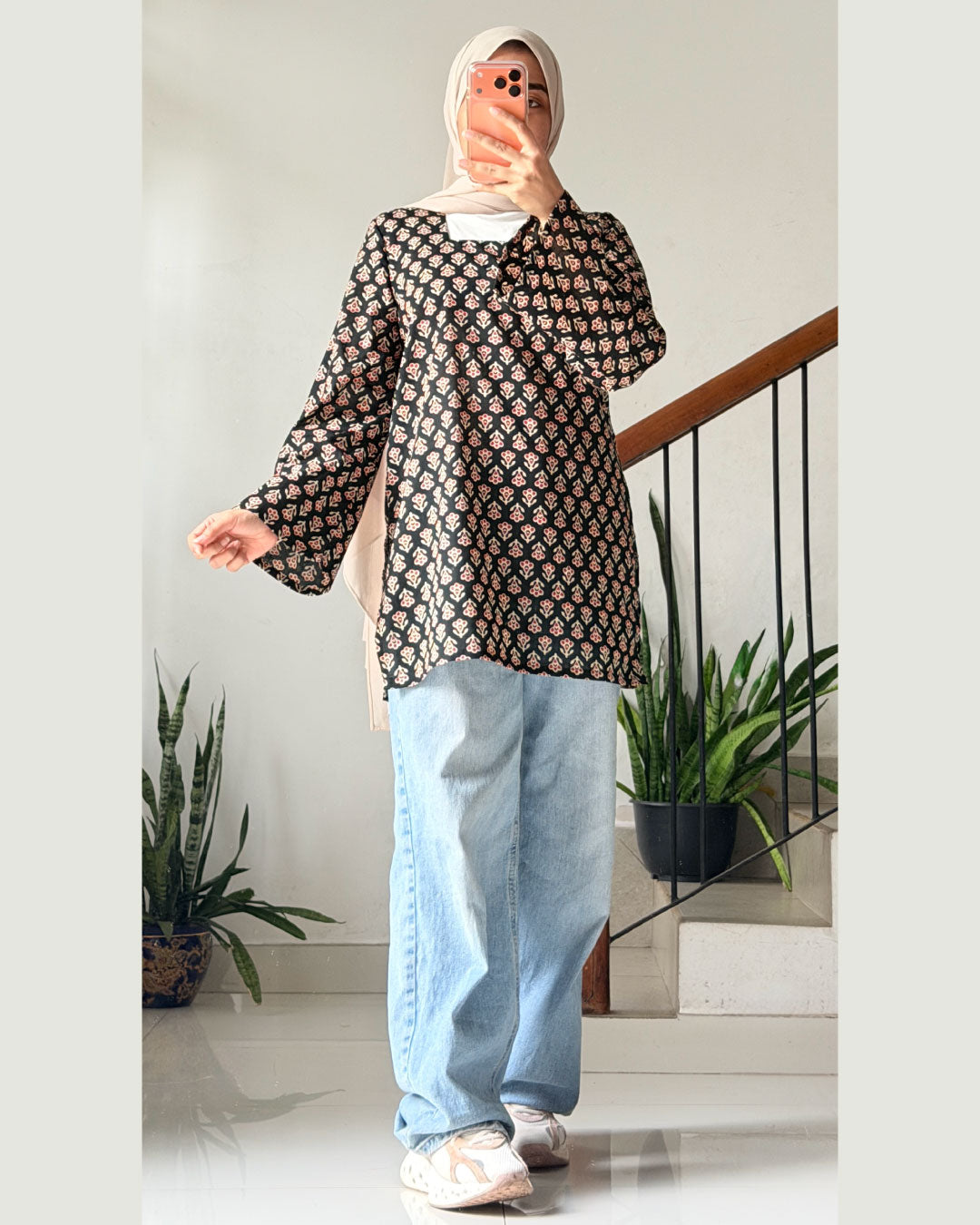 RangBaag Midnight Black 30 inches Kurti