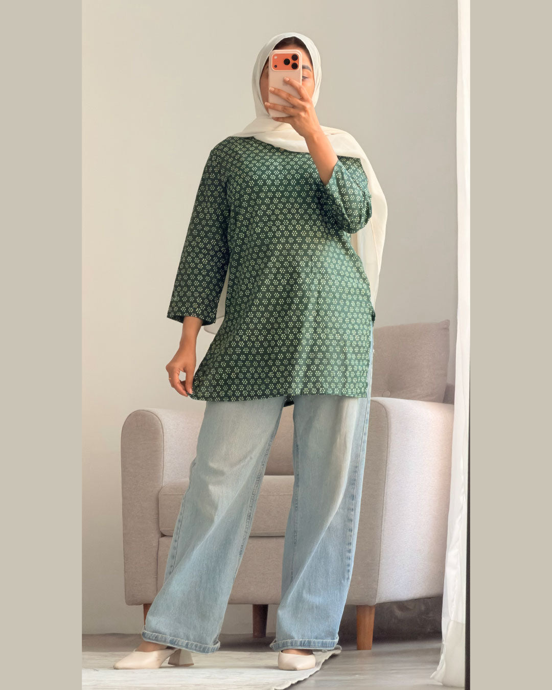 Noor Mehfil 30-Inch Short Kurti