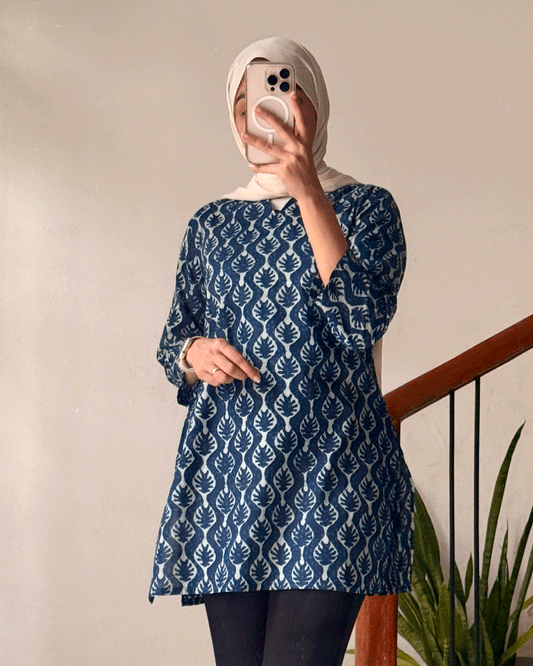 Neela Noor Peplum – 30 Inch Kurti