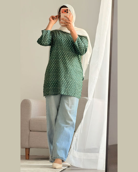 Noor Mehfil 30-Inch Short Kurti