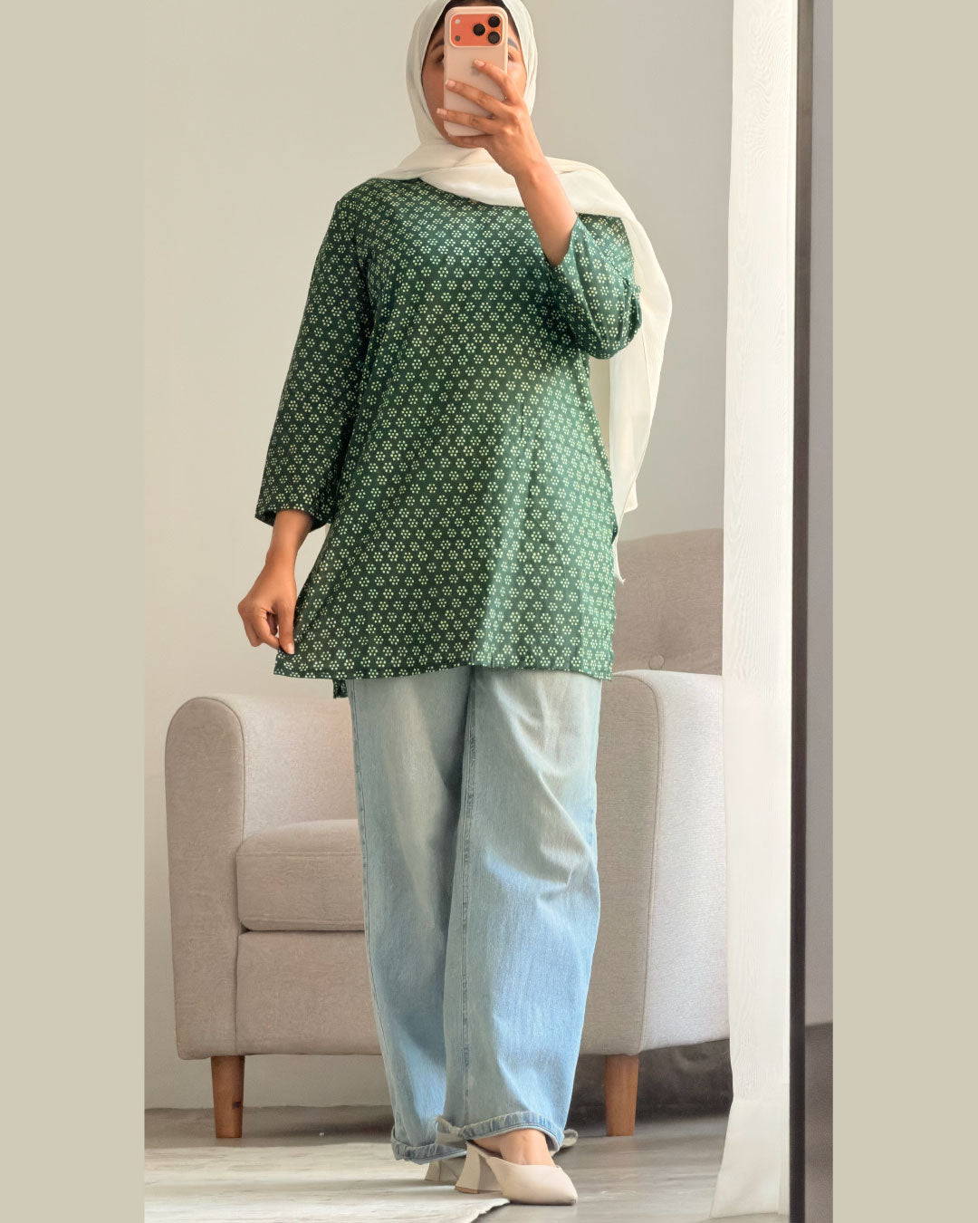 Noor Mehfil 30-Inch Short Kurti